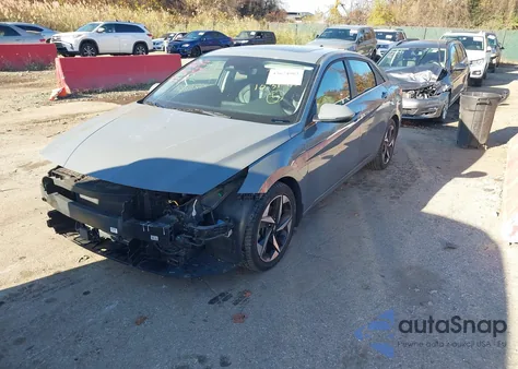 2022 Hyundai Elantra Limited z USA, uszkodzony, nr VIN KMHLP4AG2NU333873